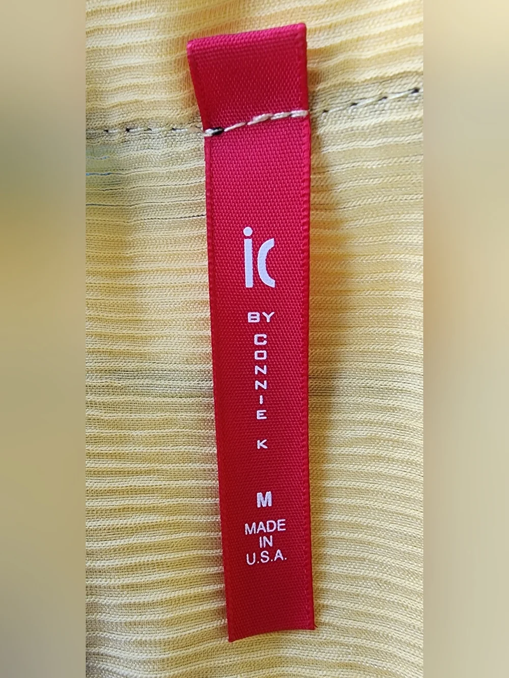 IC By Connie K bright yellow